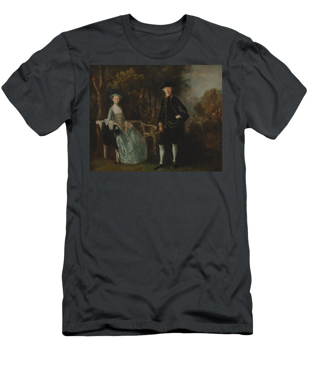 Lady Lloyd and Her Son Richard Savage Lloyd of Hintlesham Hall Suffolk Thomas Gensboro T-Shirt