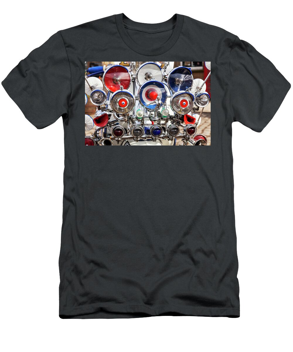 Lambretta Scooter Lights Paul Thompson T-Shirt