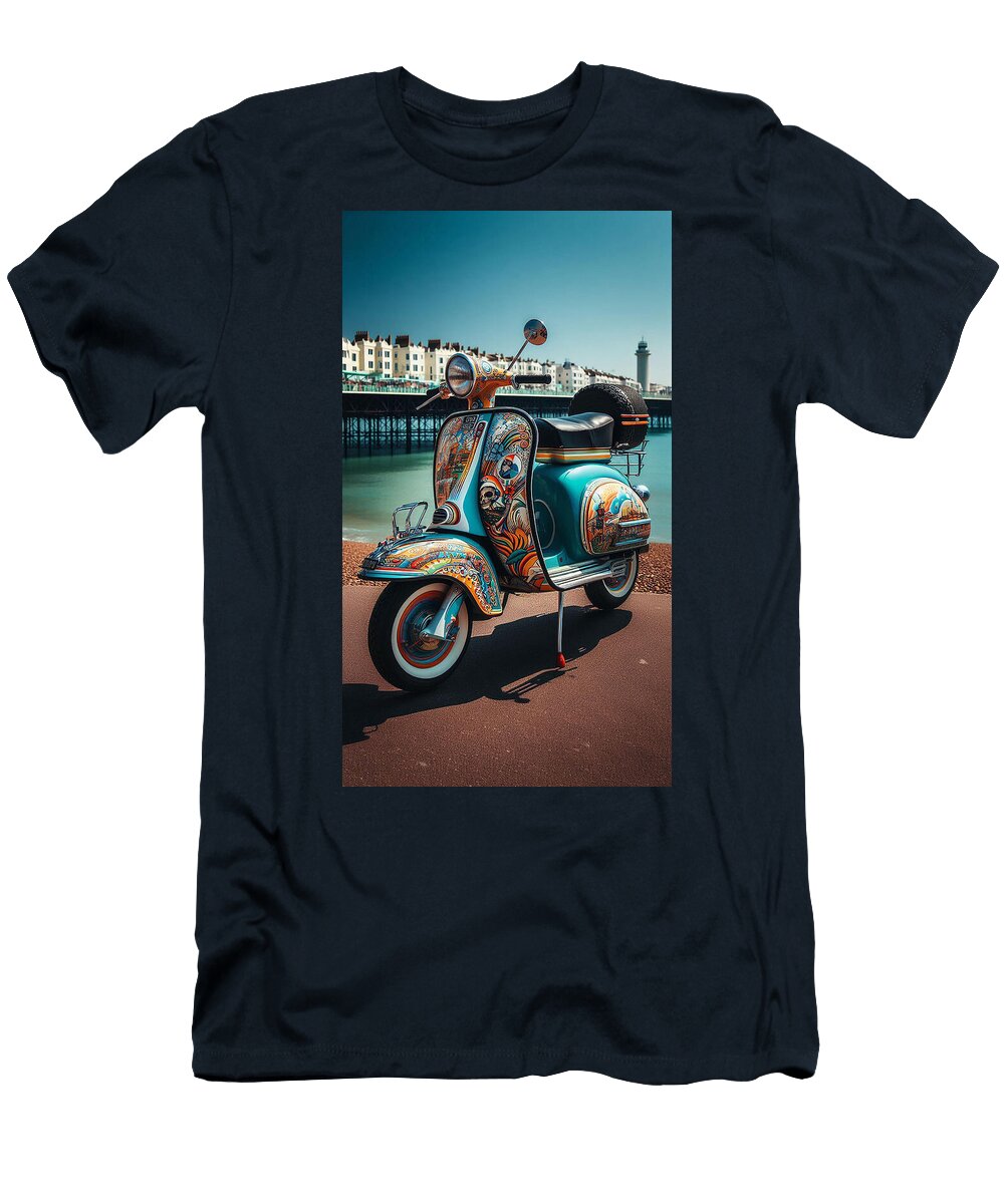 Lambretta Scooter Stephen Smith Galleries T-Shirt