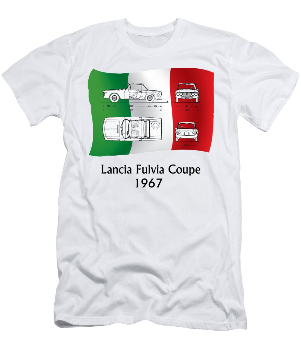 Lancia Fulvia Coupe Alberto Waizel T-Shirt