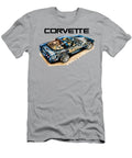 Legendary American Sport Car Chevrolet Corvette C4 Zr1 Sport Coupe Cutaway Art Vlad Automotive T-Shirt