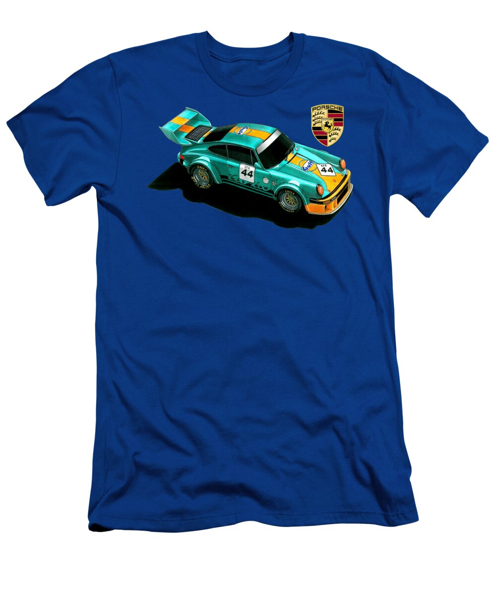 Legendary Iconic Racing Car 1976 Porsche 911 Rsr Turbo Type 934 Coupe Vladyslav Shapovalenko T-Shirt
