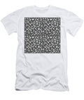 Leopard Skin Pattern Grey and White Studio Grafiikka T-Shirt
