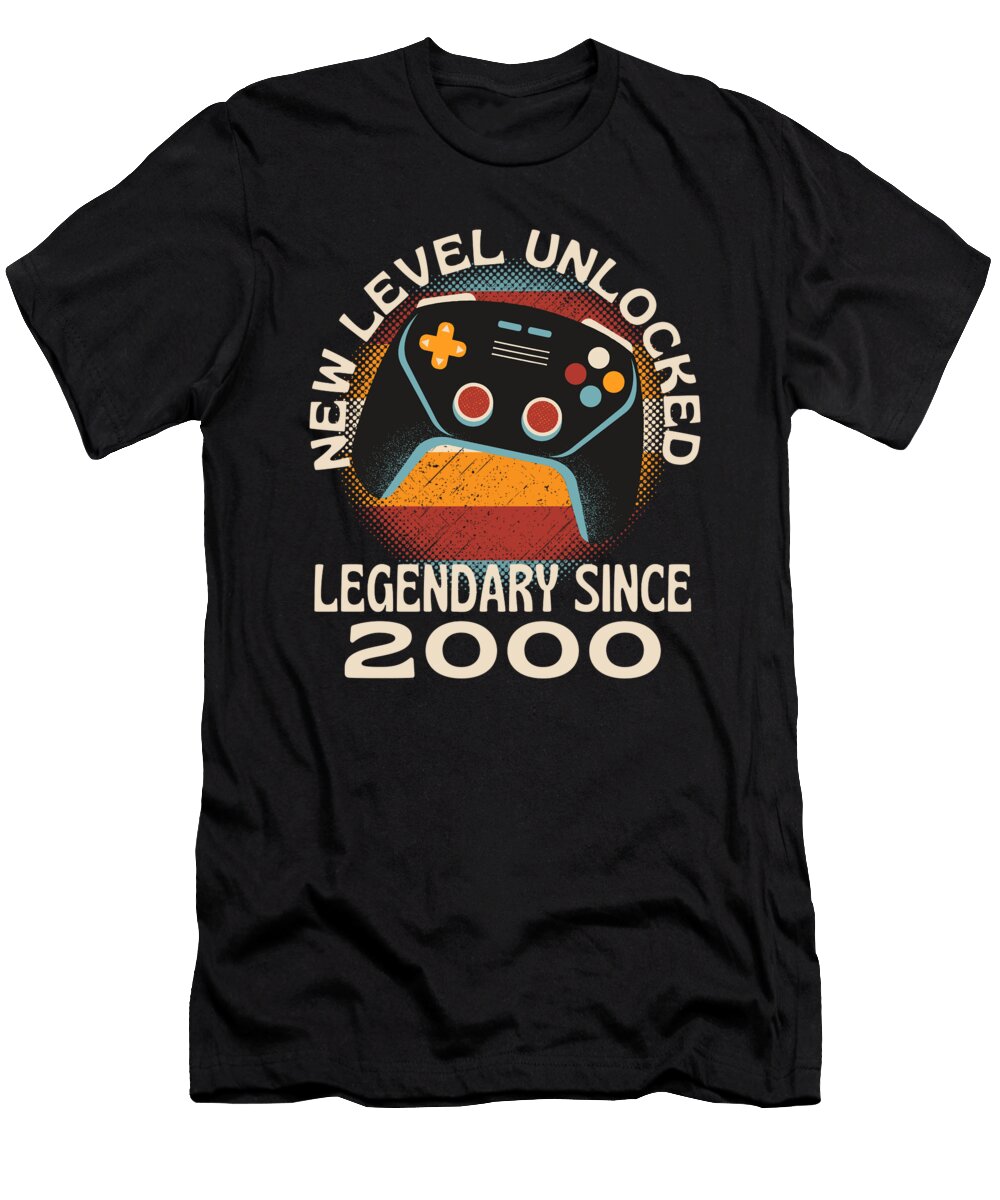 Level 2000 Unlocked Funny Gaming Organicfoodempire T-Shirt