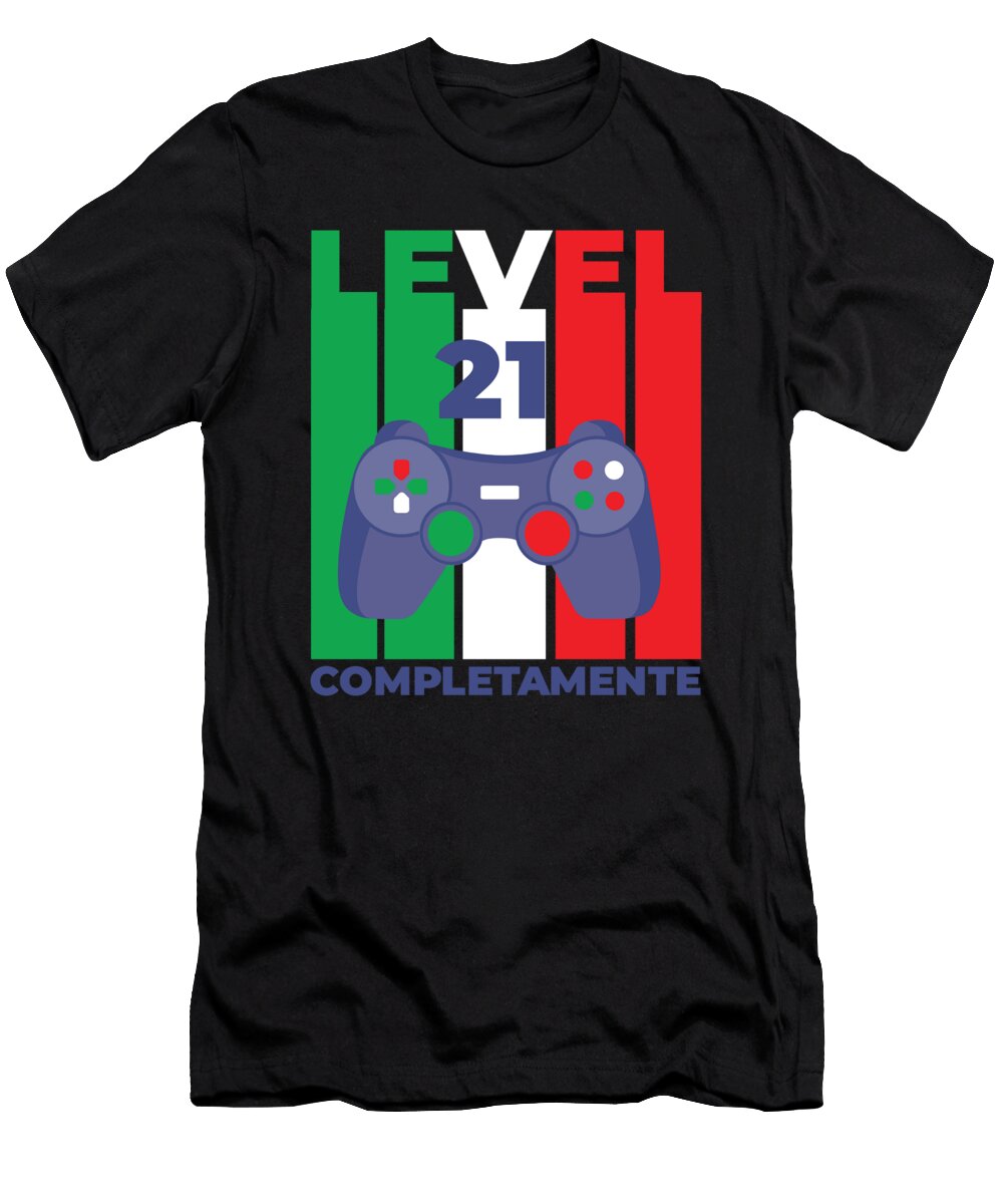 Level 21 Complete Gaming Birthday Me T-Shirt