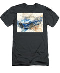 Lexus Es 2023 Sedan Luxury Car Abstract Art Blue Car Abstract Art Hollie Love T-Shirt