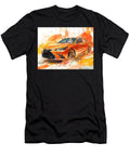 Lexus Es 2023 Sedan Luxury Car Vibrant Art Orange Luxury Car Art Hollie Love T-Shirt