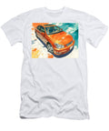 Lexus Es 300 2003 Sedan Colorful Car Artistic Design Vibrant Orange Car Illustration Hollie Love T-Shirt