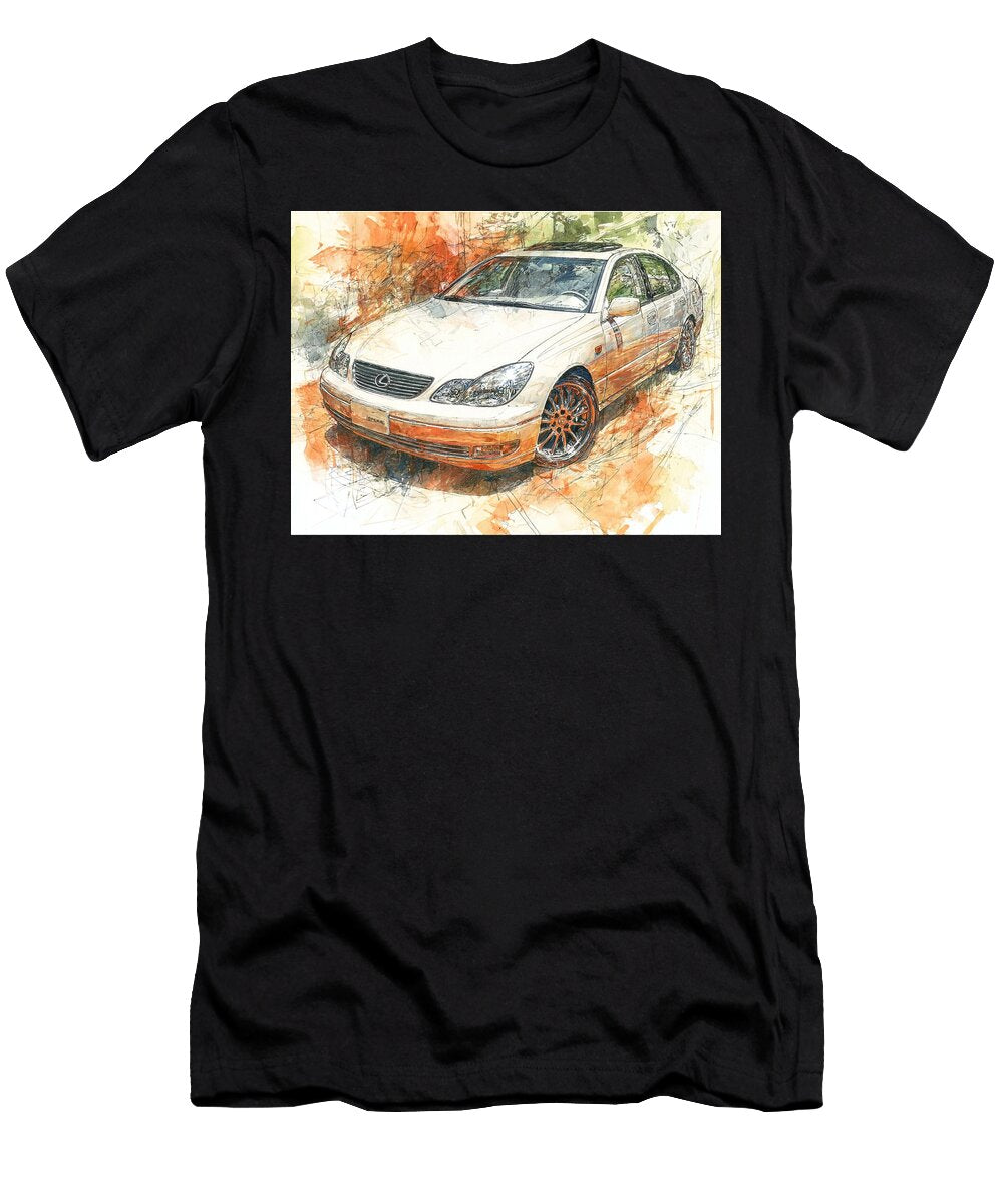 Lexus Es 300 2003 Sedan Luxury Car Art Car Elegant Luxury Car Art Hollie Love T-Shirt