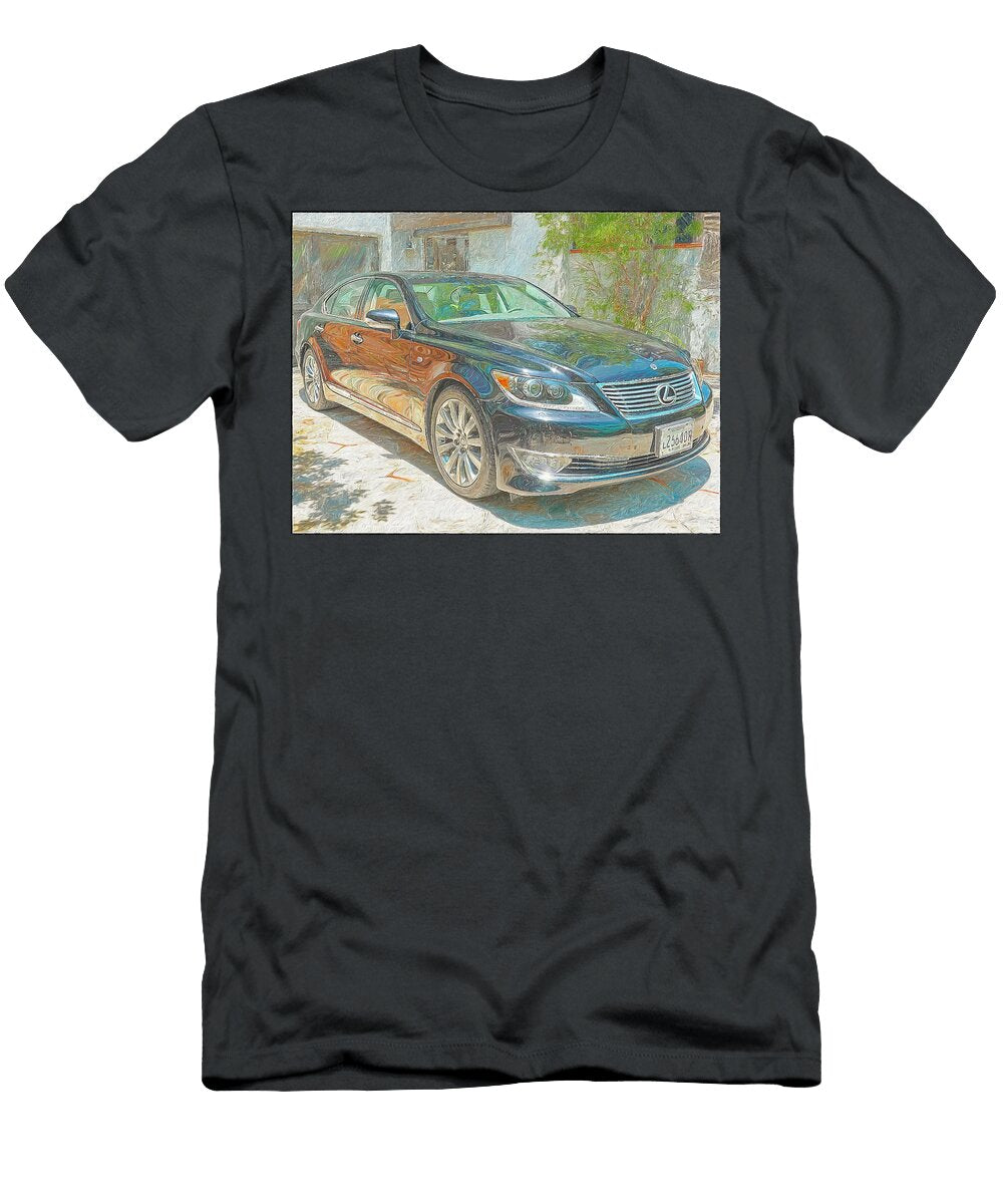 Lexus Ls 460 2007 Sedan Luxury Car Stylish Ride Stunning Luxury Car Painting Hollie Love T-Shirt
