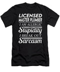 Licensed Master Plumber Sarcasm Job Gift Item Shi Hu Kang T-Shirt