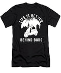 Life Is Better Behind Bars Moped Organicfoodempire T-Shirt