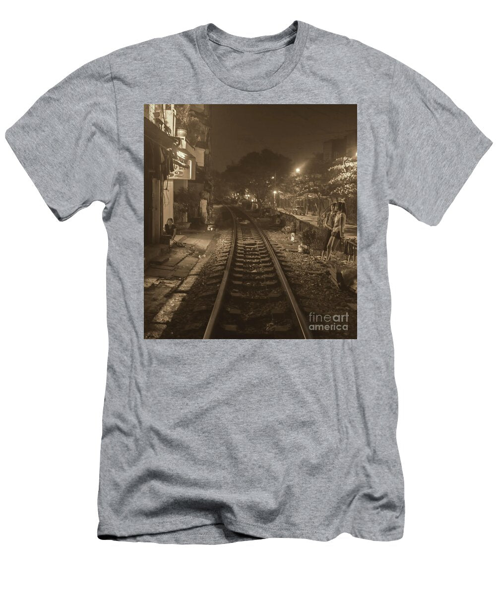 Life on the Tracks Hanoi Chuck Kuhn T-Shirt