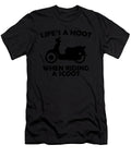 Lifes a Hoot When Riding a Scoot Jacob Zelazny T-Shirt