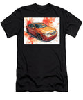 Lincoln Ls 2004 Sedan Car Drawing Art Illustration Vibrant Car Sketch Hollie Love T-Shirt