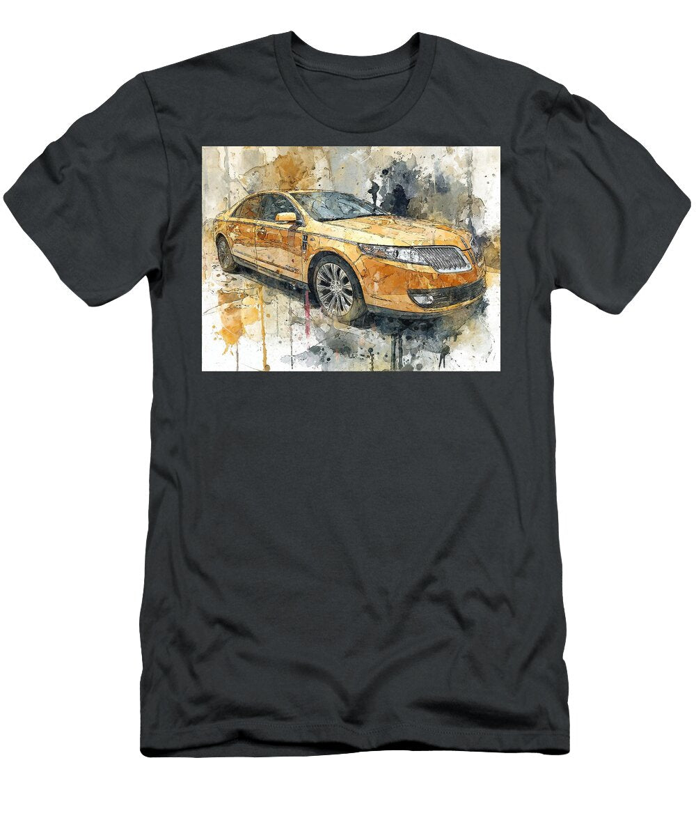 Lincoln Mkz 2007 Sedan Luxury Car Urban Art Golden Luxury Sedan Art Hollie Love T-Shirt