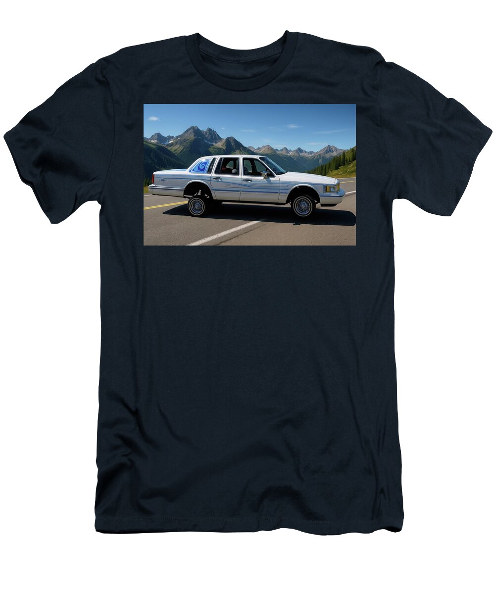 Lincoln Town Car Lowrider Cathy Anderson T-Shirt
