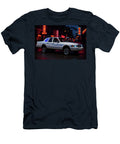 Lincoln Town Car Lowrider Neon City Night Scene Cathy Anderson T-Shirt
