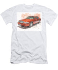 Lincoln Town Luxury Car Artistic Drawing Red Lincoln Town Car Drawing Hollie Love T-Shirt