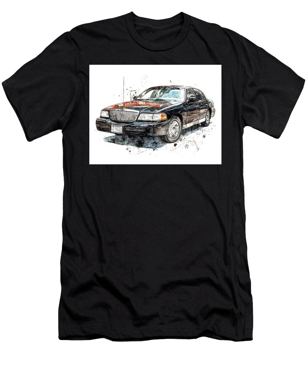 Lincoln Town Vintage Car Luxury Sedan Elegant Vintage Luxury Sedan Hollie Love T-Shirt