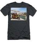 Lisbon Pineapple Stand with Bicycle and Umbrella Historical Downtown View Irina Sztukowski T-Shirt