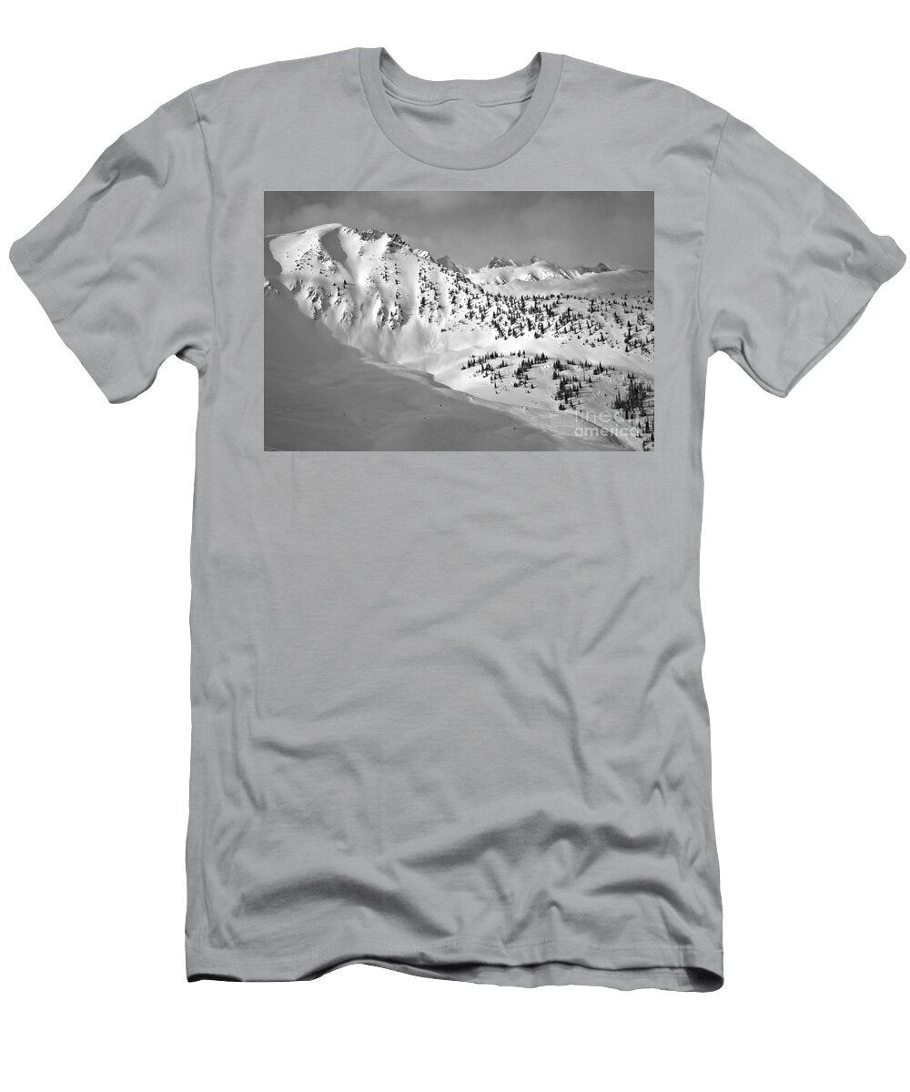 Looking Toward Ozone Black and White Adam Jewell T-Shirt