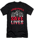 Loud Pipes Save Lives Bike Mooon T-Shirt