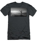 Low Tide At Botany Bay Plantation Bw Michael Ver Sprill T-Shirt