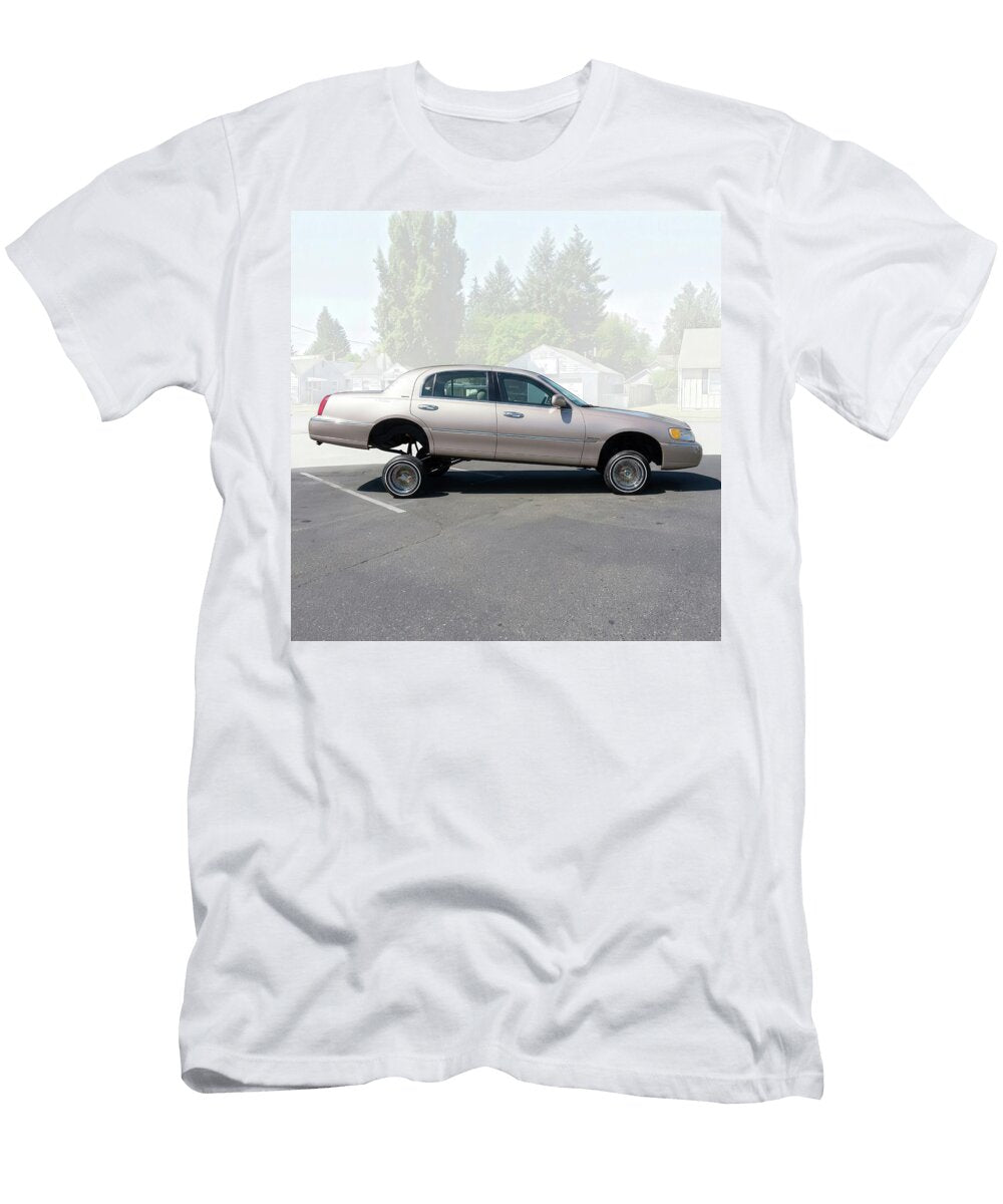 Lowrider Hydraulic Car Lifted Suspension Classic Sedan Custom Street Vehicle Cathy Anderson T-Shirt