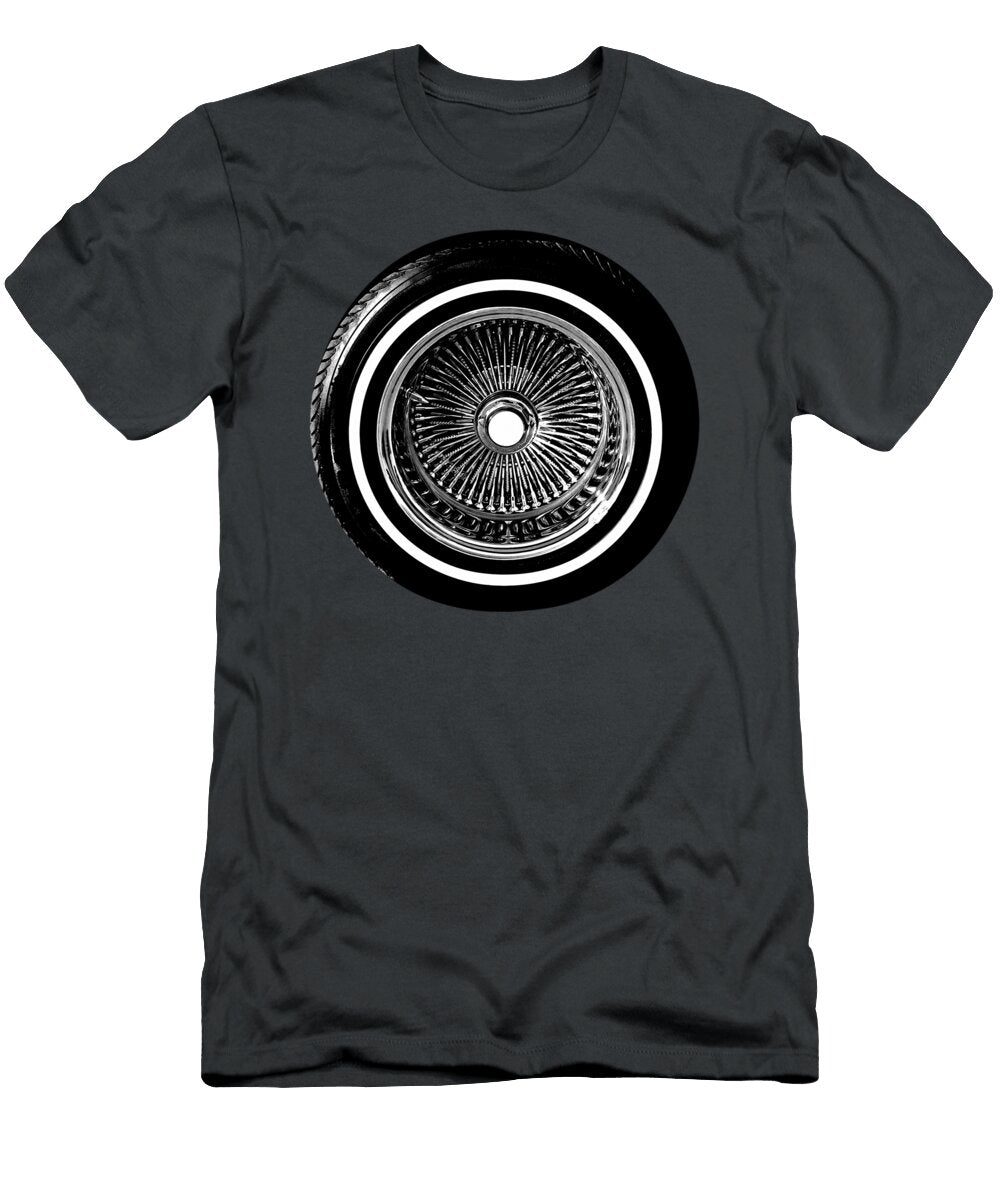 Lowrider Rims Classic Vintage Car Wire Wheel Anteka Emile T-Shirt