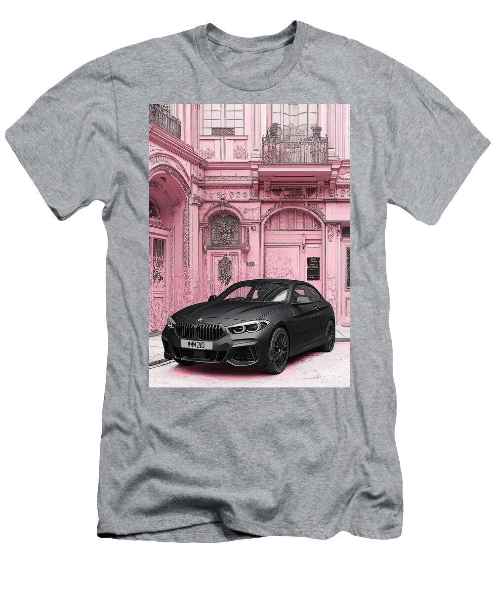 Luxury Car in Front of Pink Building Donato Williamson T-Shirt