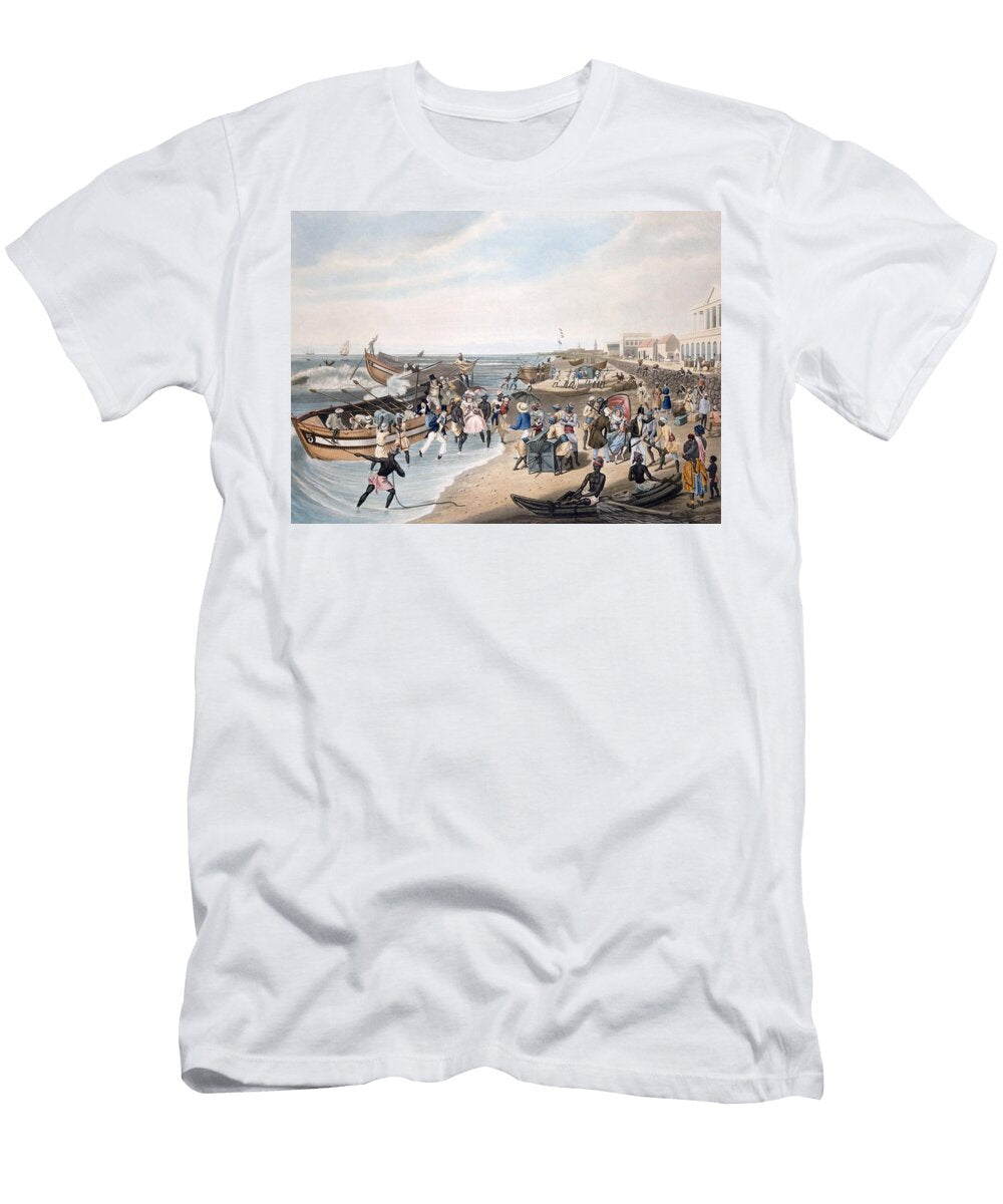 Madras Landing Engraved By C Hunt Jb East T-Shirt
