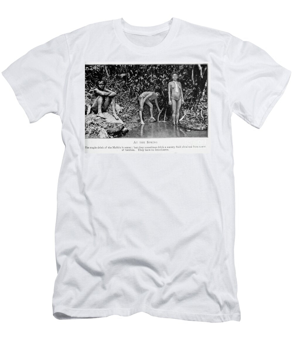 Mafulu People At the Water Spring Av5 Historic Illustrations T-Shirt