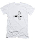 Man Looking Over His Shoulder At Car Csa Images T-Shirt