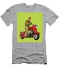 Man Riding a Motorbike Csa Images T-Shirt