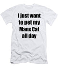 Manx Cat Lover Mom Dad Funny Gift Funny Gift Ideas T-Shirt
