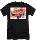Mazda 3 2023 Sedan Red Car Artistic Design Vibrant Red Car Art Hollie Love T-Shirt
