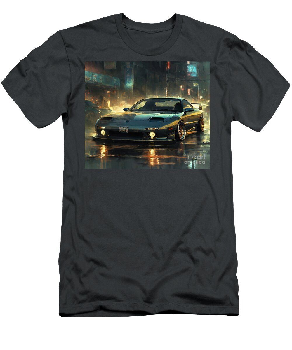 Mazda Rx 7 Lowriders Supercars Tuning Cortez Schinner T-Shirt