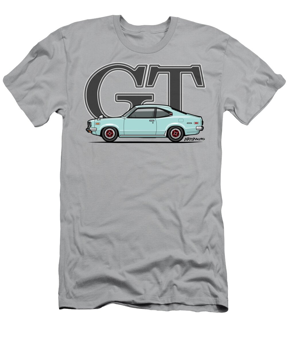 Mazda Savanna Gt Rx 3 Baby Blue Monkey Crisis on Mars T-Shirt