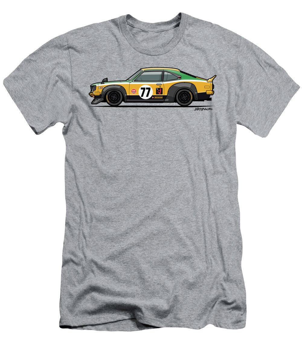 Mazda Savanna Gt Rx3 Racing Yoshimi Katayama 1975 Monkey Crisis on Mars T-Shirt