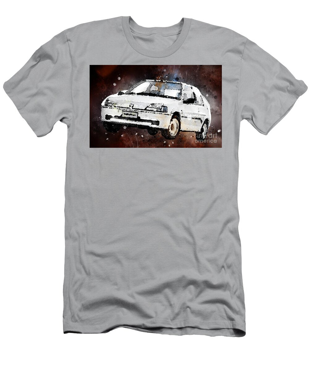 Mc15379 1994 Peugeot 106 Rallye Watercolor Lisa Von T-Shirt