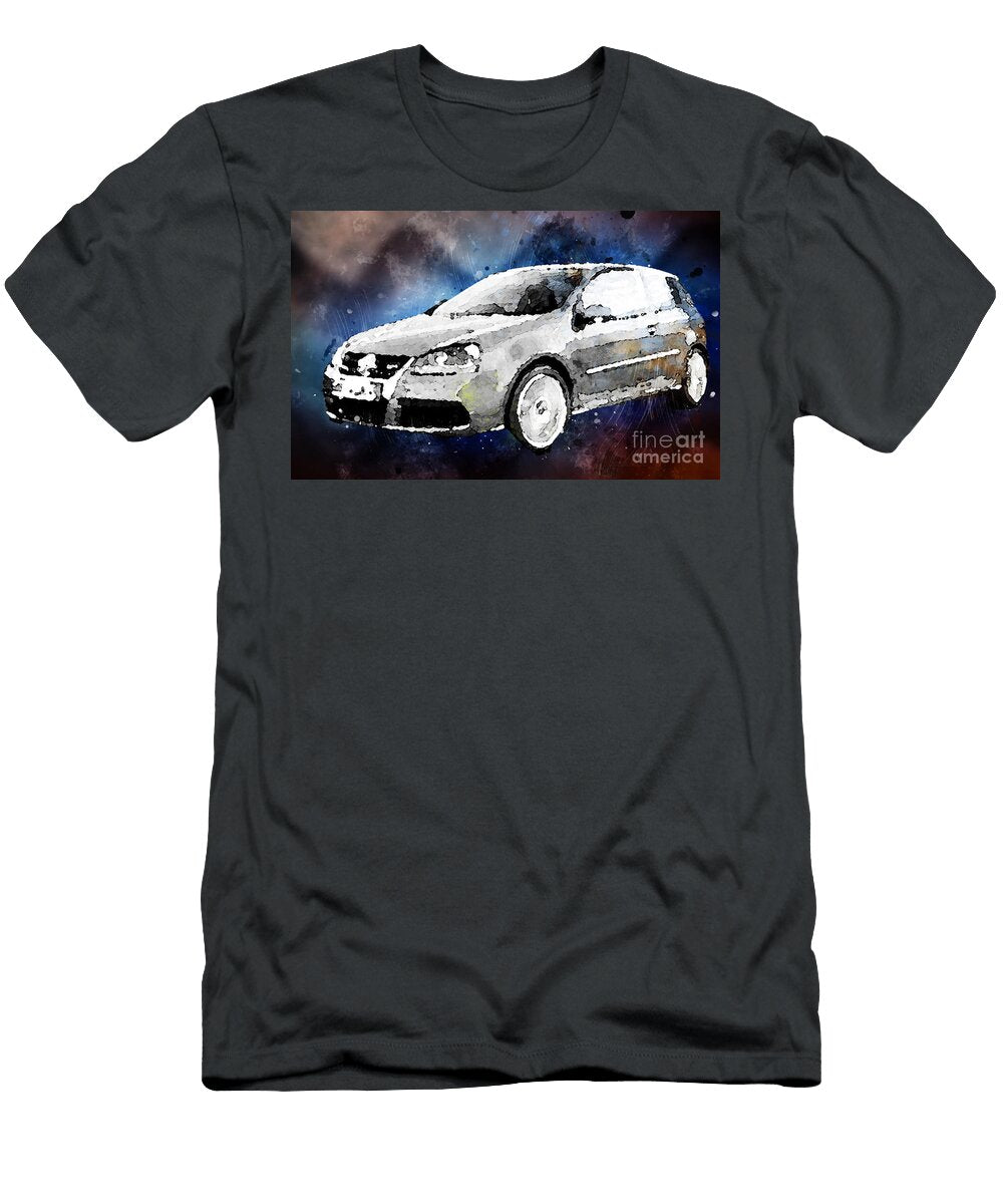 Mc15681 2005 Volkswagen Golf R32 Watercolor Lisa Von T-Shirt