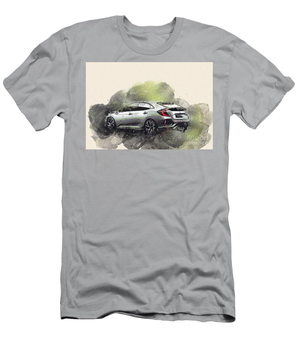 Mc3387 2016 Honda Civic Hatchback Prototype Lisa Von T-Shirt