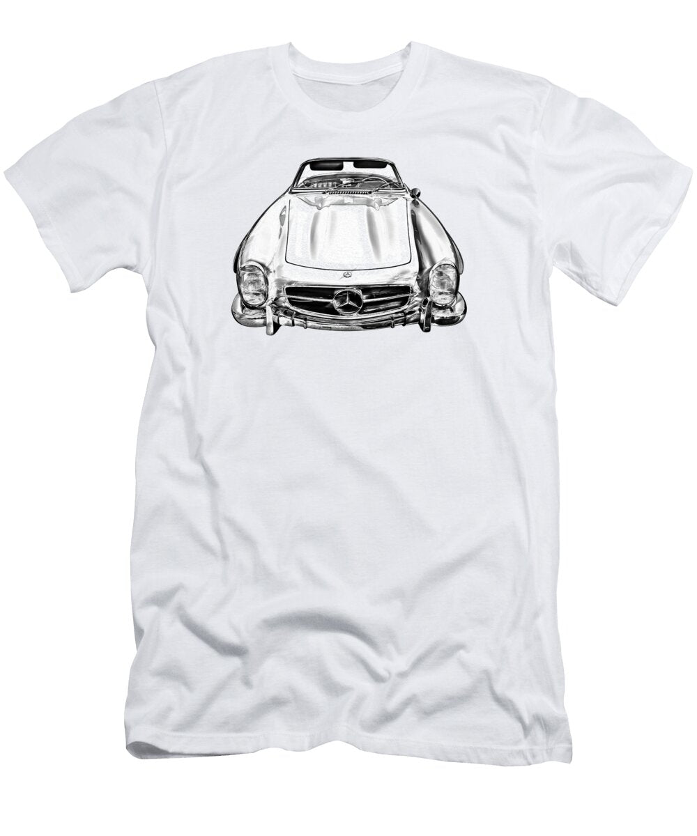Mercedes Benz 300 Sl Convertible Illustration Keith Webber Jr T-Shirt
