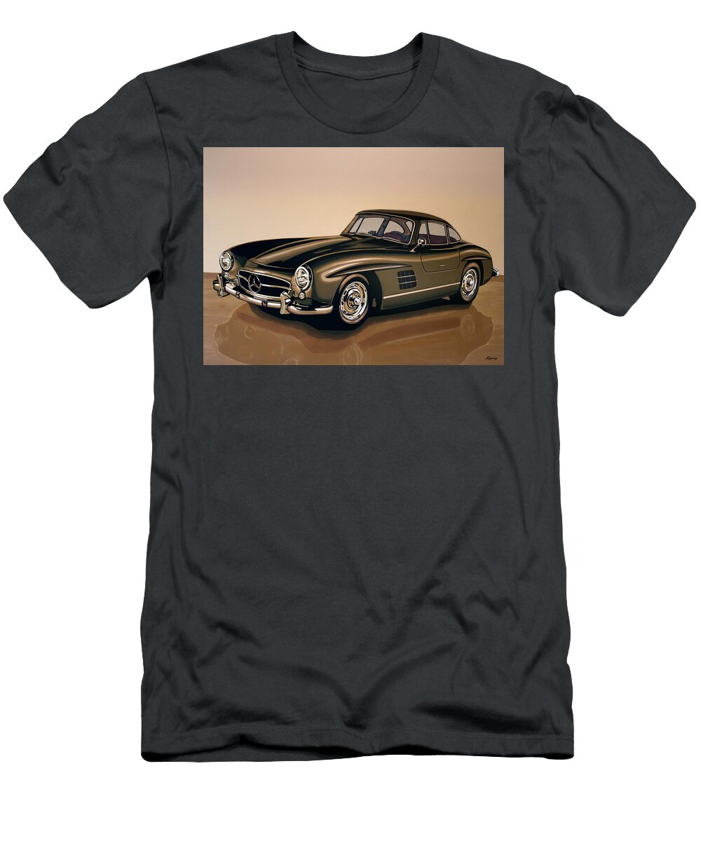 Mercedes Benz 300 Sl Painting Paul Meijering T-Shirt