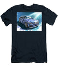 Mercedes Benz C Class 2015 Sedan Luxury Car Modern Design Stylish Blue Sedan Art Hollie Love T-Shirt