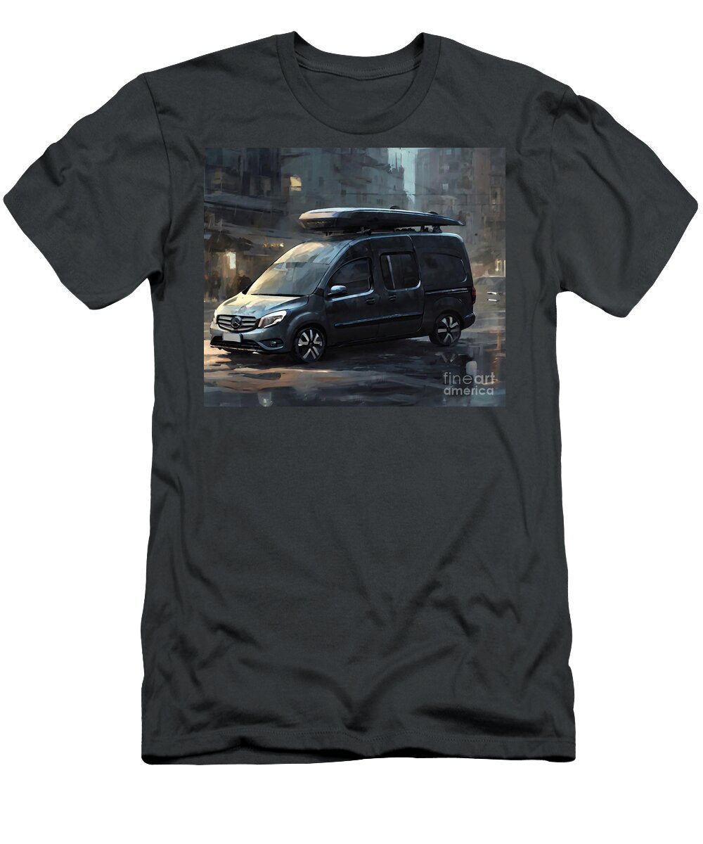 Mercedes Benz Citan Micro Camper Minivans 2021 Cars German Cars Cortez Schinner T-Shirt