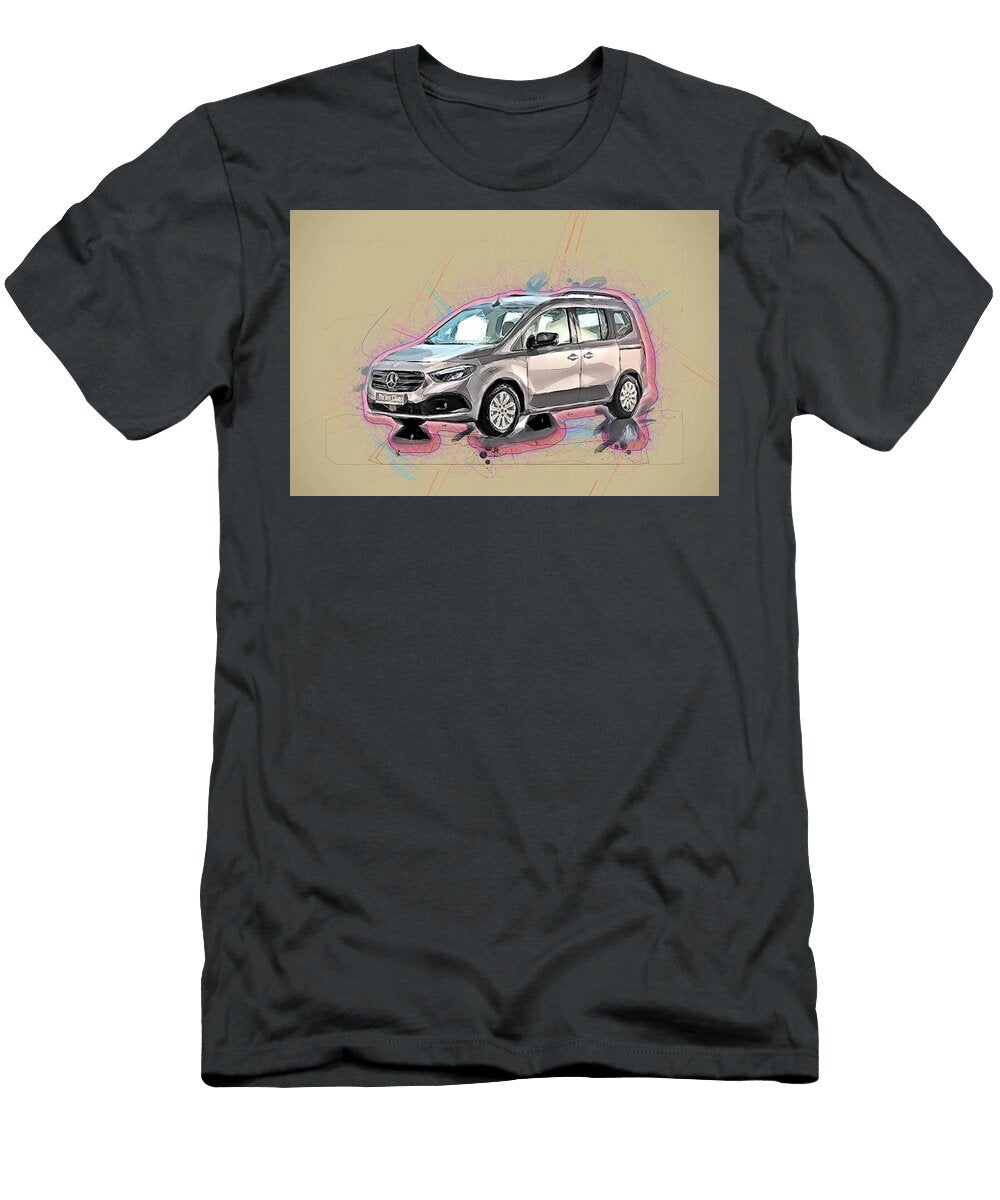 Mercedes Benz Citan Micro Camper Minivans 2021 Cars German Ola Kunde T-Shirt