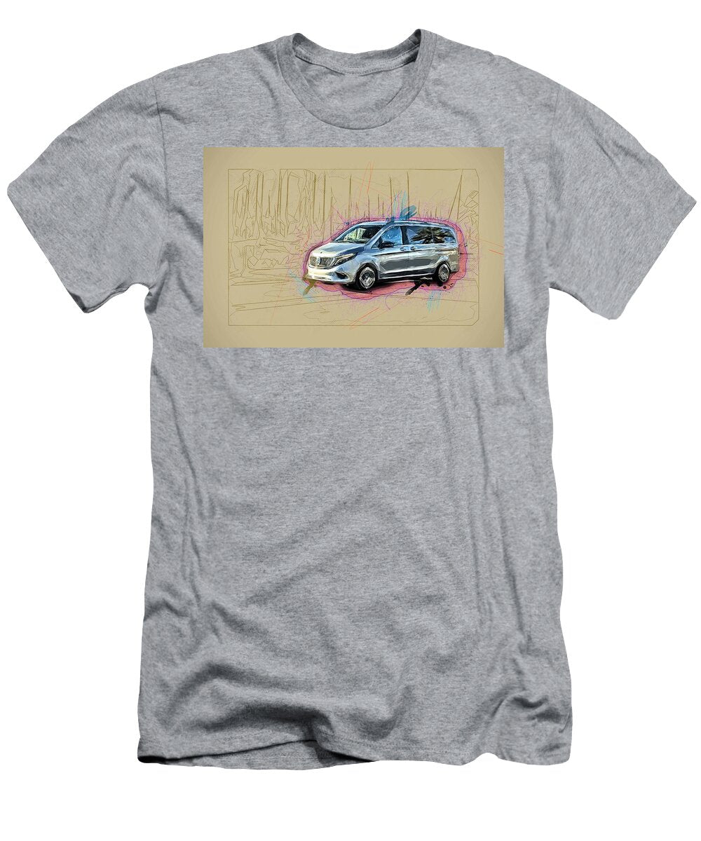 Mercedes Benz Concept Eqv 2020 Exterior Minivan Silver German Cars Ola Kunde T-Shirt