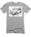 Mercedes Benz R Class 2006 Minivan Luxury Car Sketch Art Mercedes Benz Sketch Art Hollie Love T-Shirt